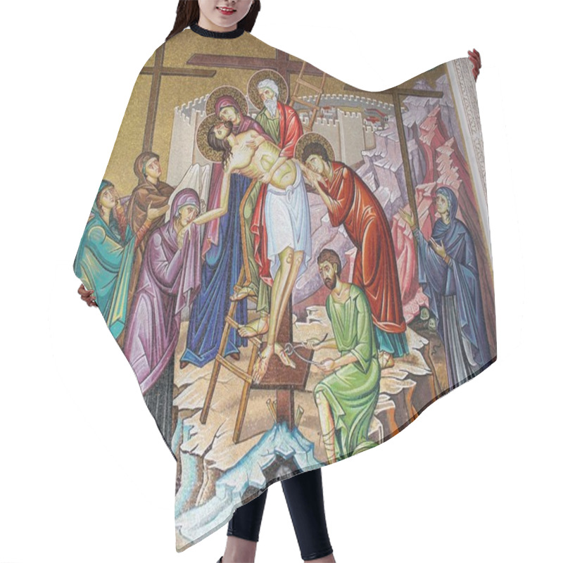 Personality  Mosaics In сhurch Of Holy Sepulcher Hair Cutting Cape