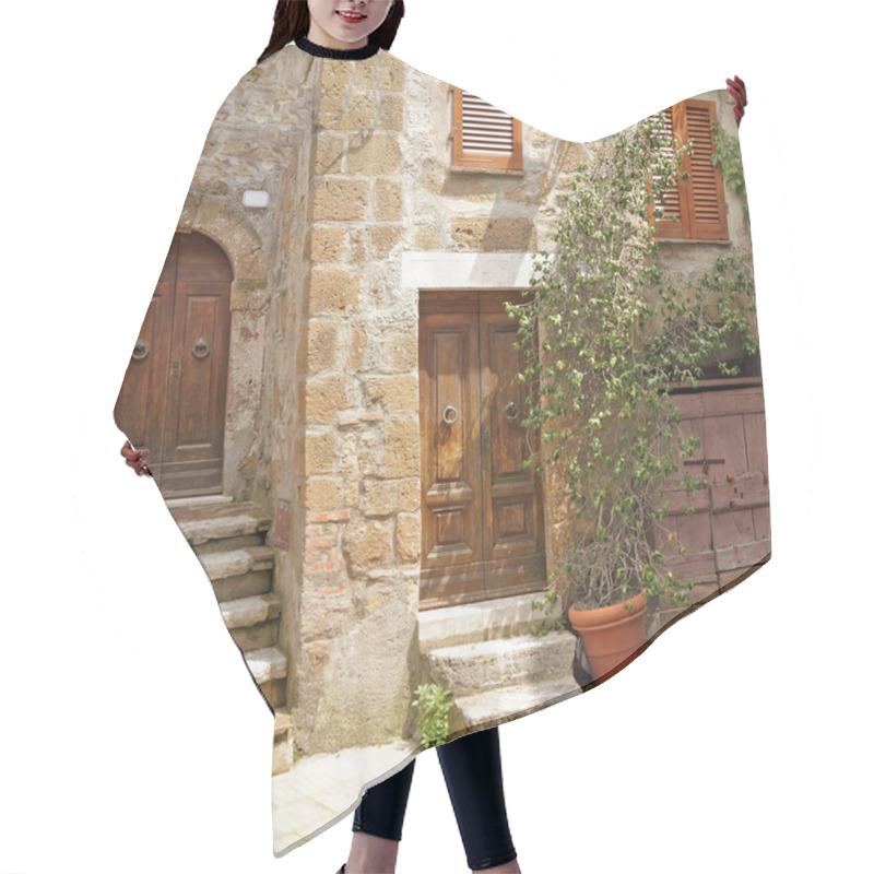 Personality  Italian Yard In Tuscan Village Hair Cutting Cape