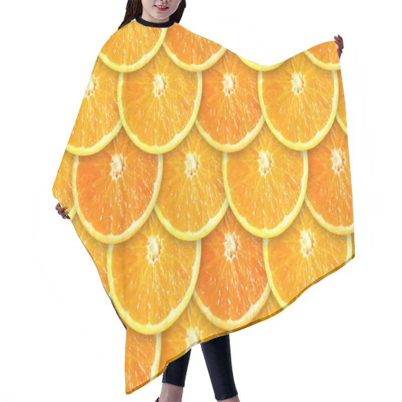 Personality  Slices Of Oranges Hair Cutting Cape