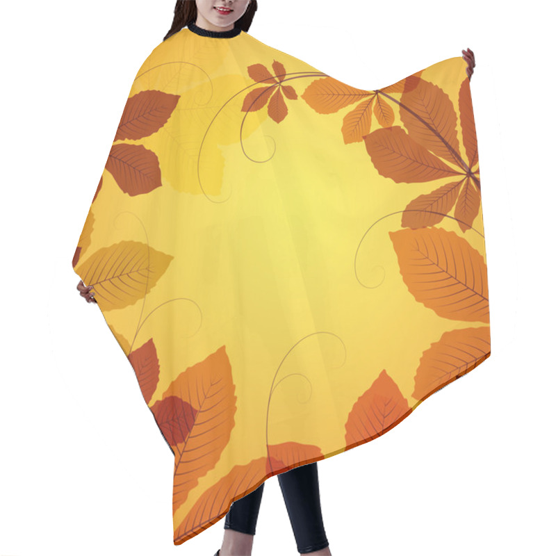 Personality  Autumn Frame Hair Cutting Cape