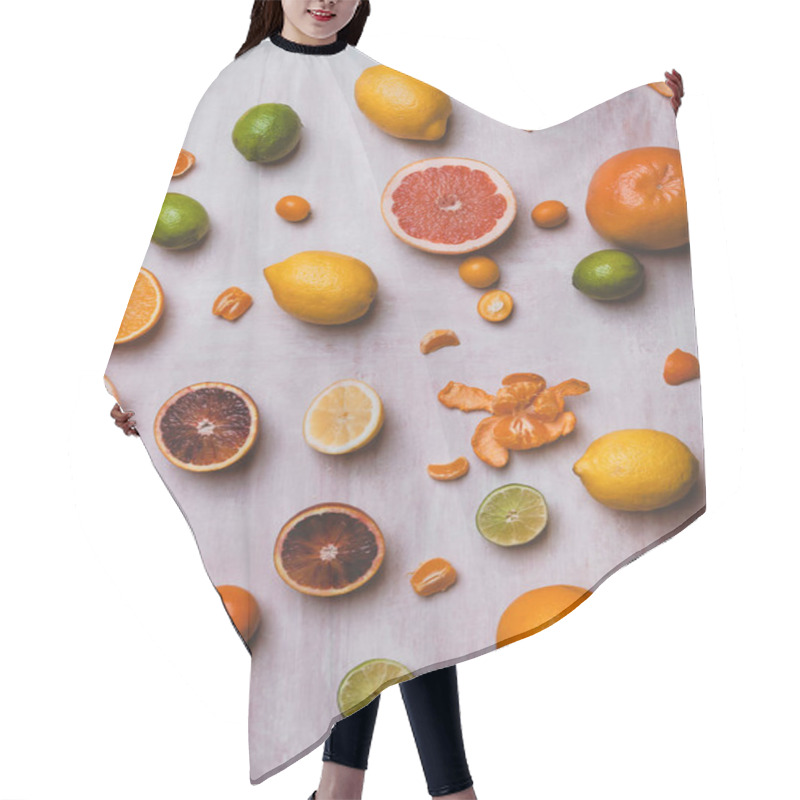 Personality  Grapefruits And Lemons Hair Cutting Cape