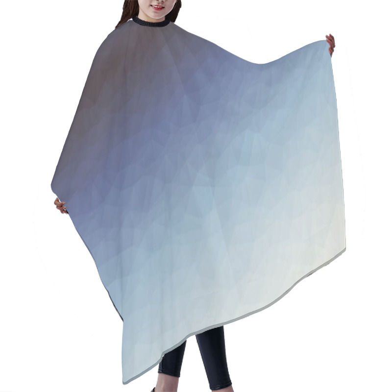 Personality  Abstract Geometric Background With Poly Pattern Hair Cutting Cape