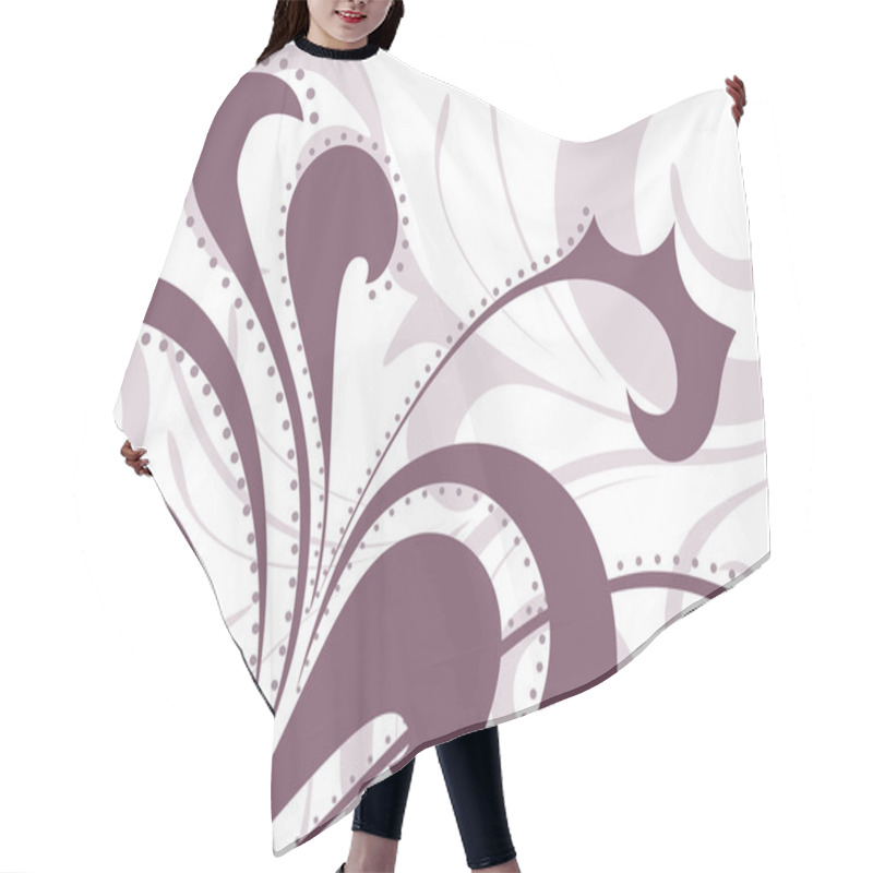 Personality  Abstract Artwork With Shadow Effect Hair Cutting Cape