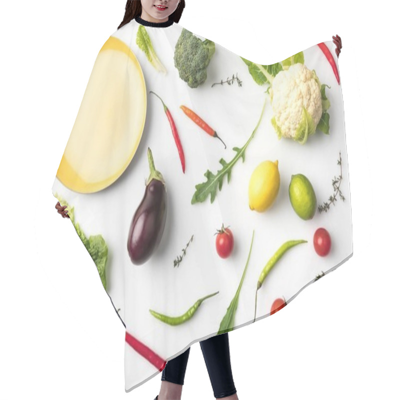 Personality  Vegetables Hair Cutting Cape