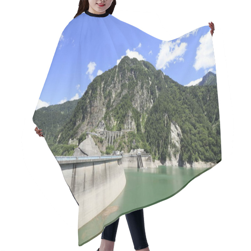 Personality  Kurobe Dam And Kurobe Lake In Toyama, Japan Hair Cutting Cape