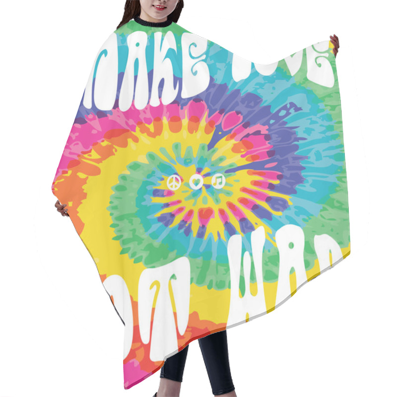 Personality  Make Love Not War Hair Cutting Cape