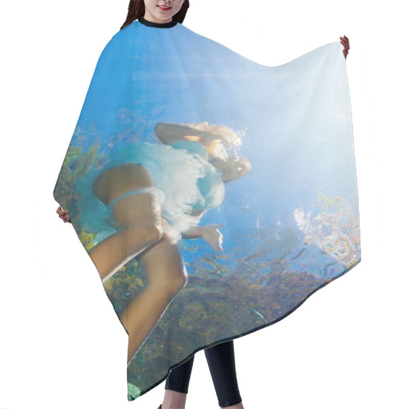 Personality  Underwater Fairy Tail Hair Cutting Cape