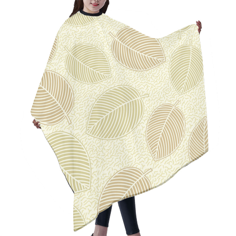 Personality  Seamless - Leaves Background Hair Cutting Cape