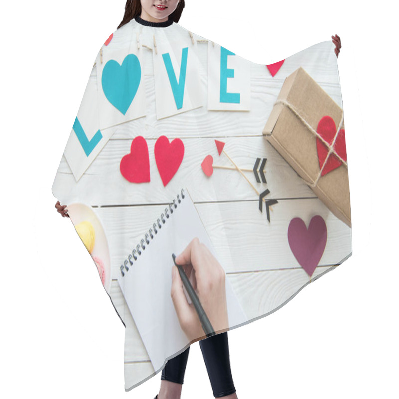 Personality  Valentines Day Composition  Hair Cutting Cape