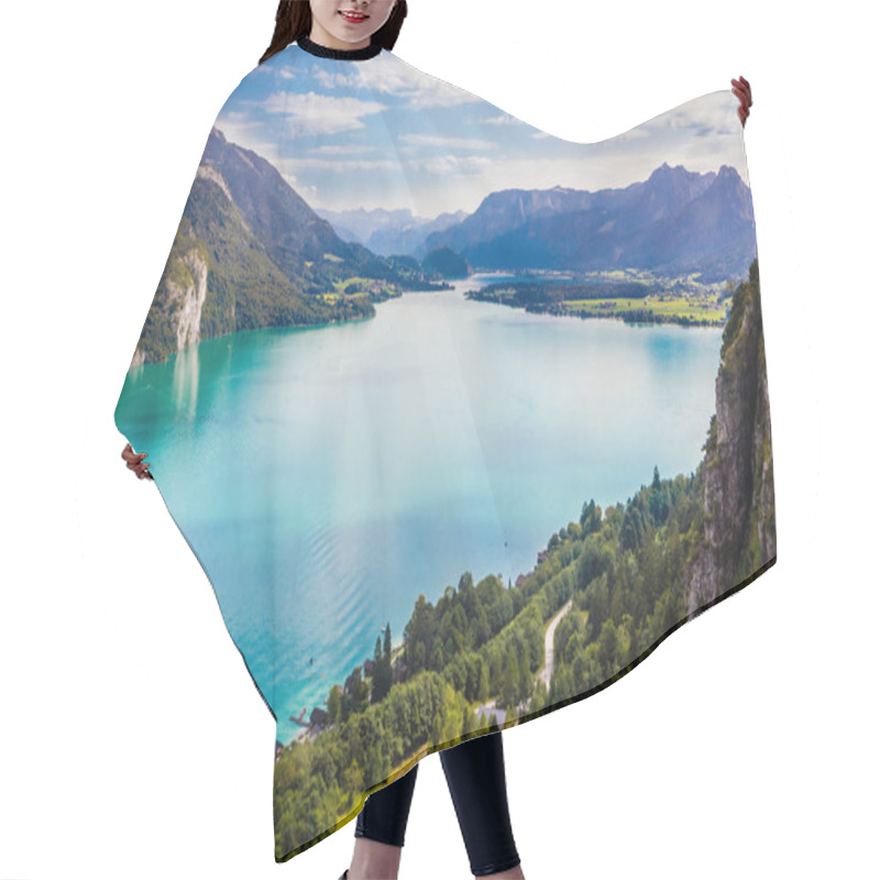 Personality  Lake Wolfgang (Wolfgangsee)- Salzkammergut,Austria Hair Cutting Cape