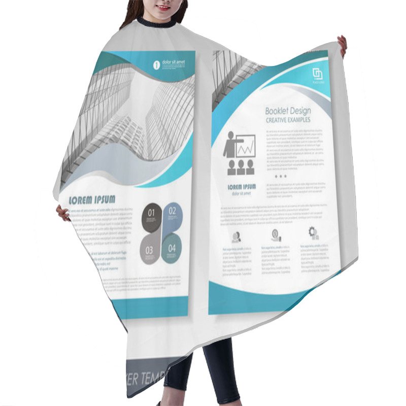 Personality  Business Brochure Annual Report  Hair Cutting Cape