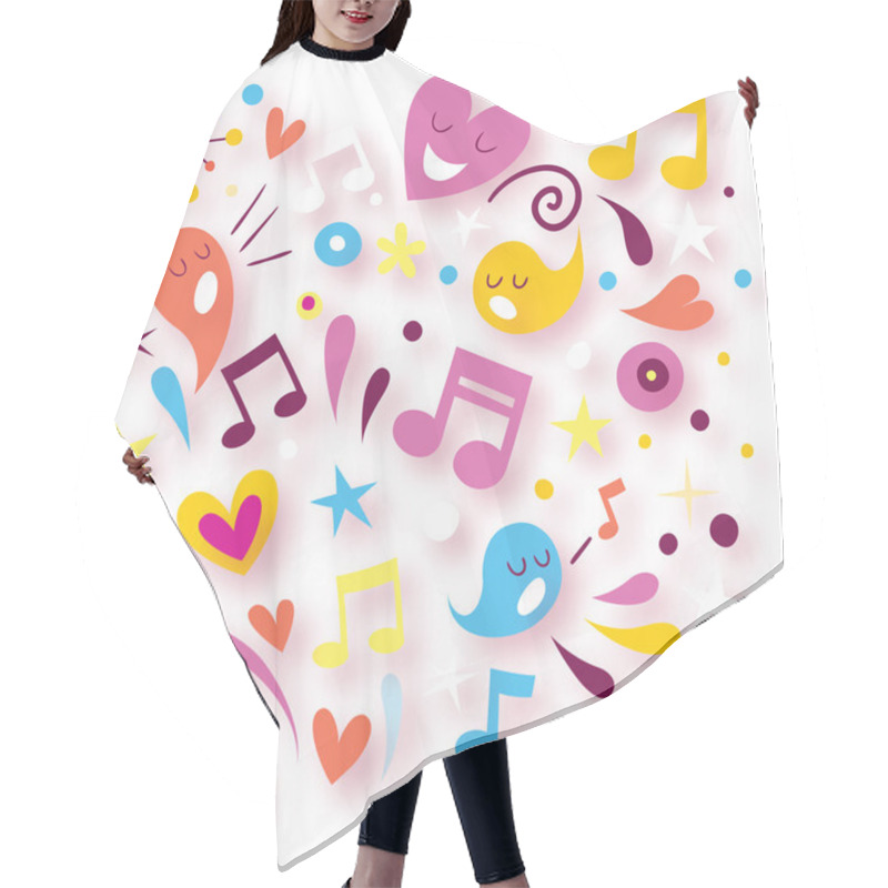 Personality  Fun Background Hair Cutting Cape