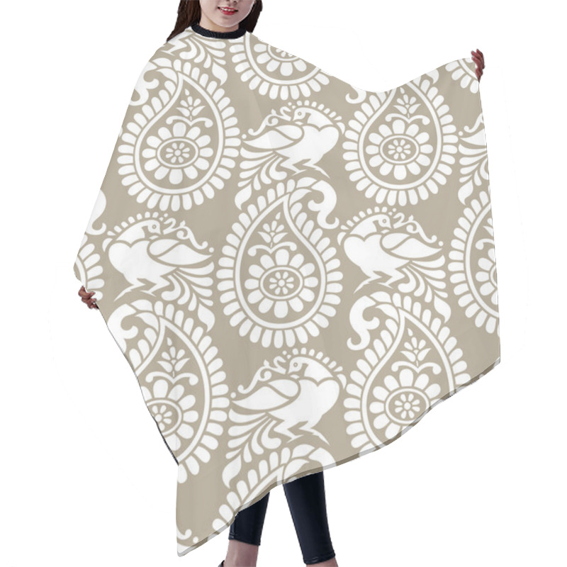 Personality  Traditional Paisley Seamless Pattern Hair Cutting Cape