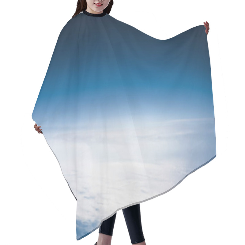 Personality  Atmosphere Space Air Sky And Clouds Hair Cutting Cape