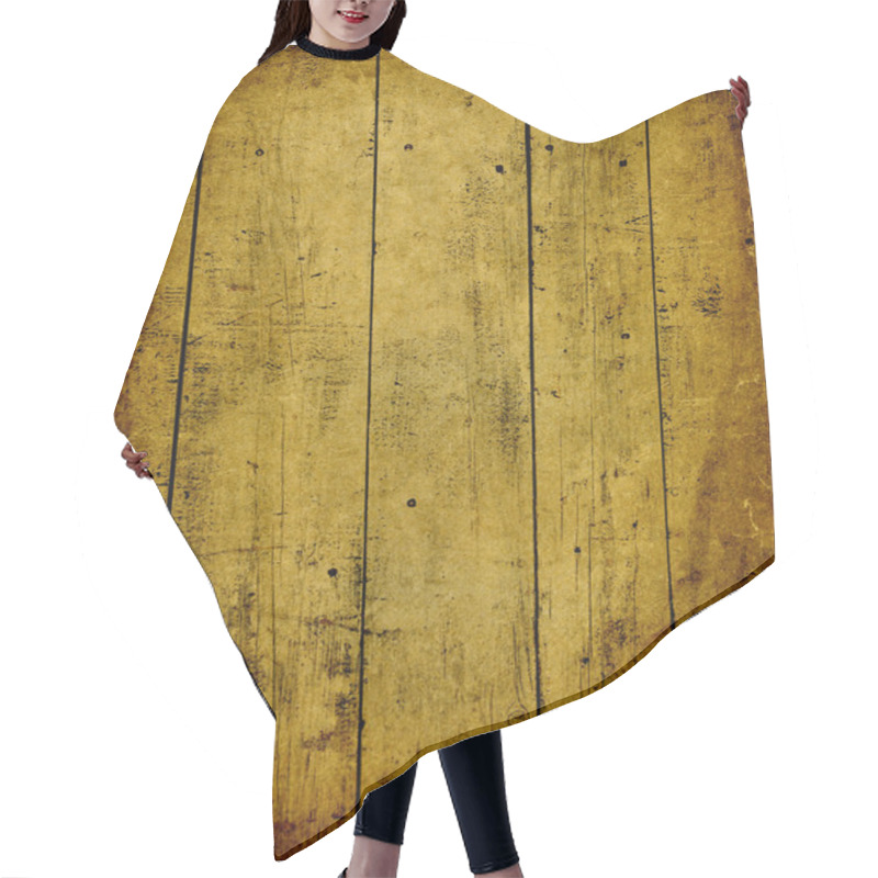 Personality  Grunge Wooden Background Hair Cutting Cape