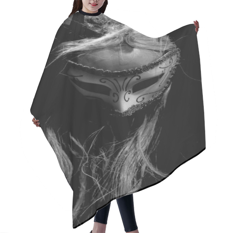 Personality  The Mask To Amuse Or Terrify Other People. Hair Cutting Cape