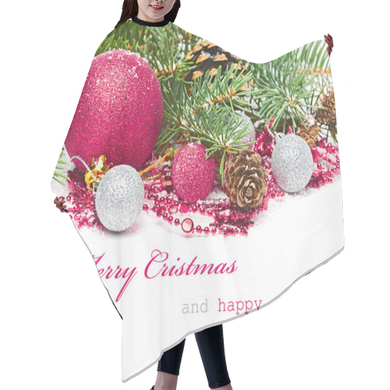 Personality  Christmas Composition Hair Cutting Cape