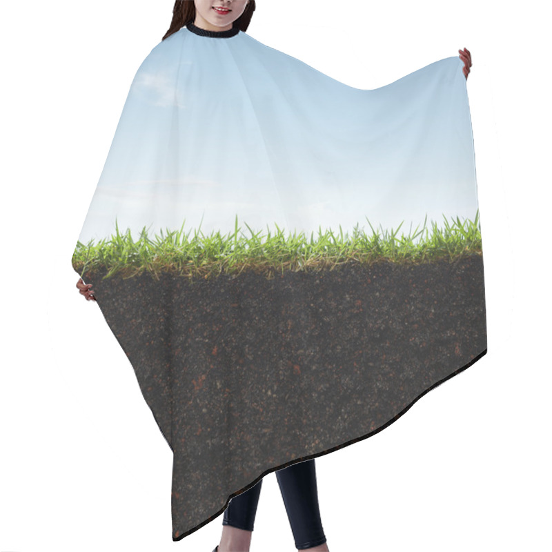 Personality  Grass And Soil Hair Cutting Cape