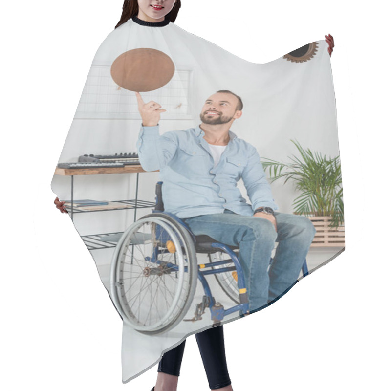 Personality  Wheelchair Hair Cutting Cape