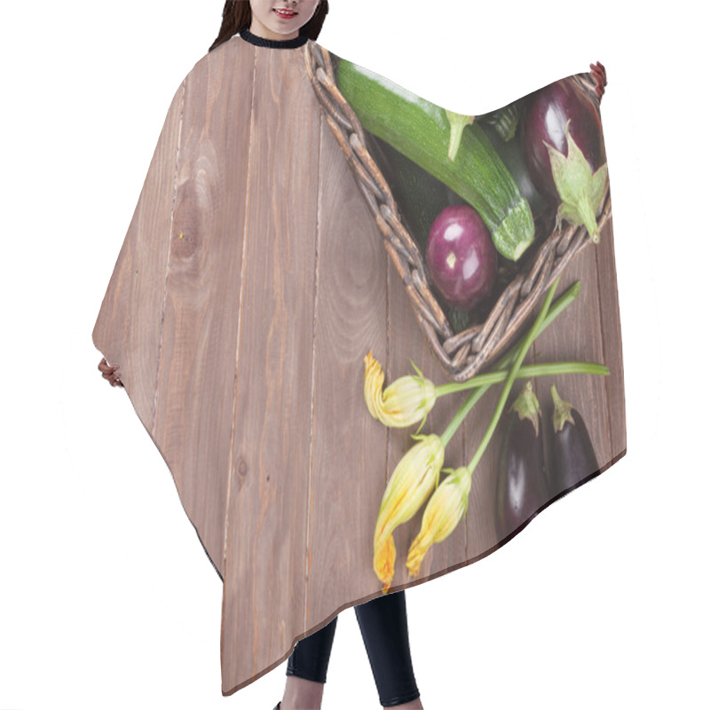 Personality  Fresh Farmers Garden Vegetables Hair Cutting Cape