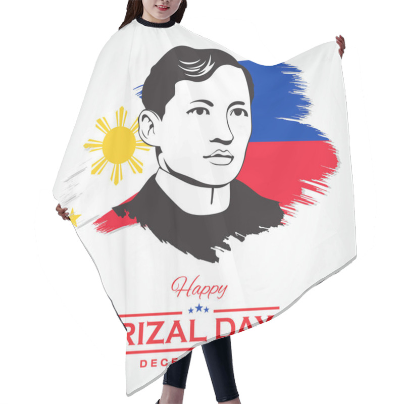 Personality  Happy Rizal Day Greeting Card. Vector Illustration For Greeting Card, Poster And Banner Hair Cutting Cape