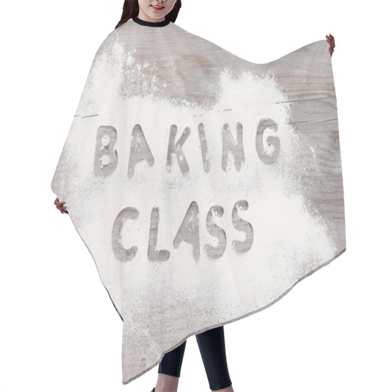 Personality  Baking Classes Poster Design Hair Cutting Cape