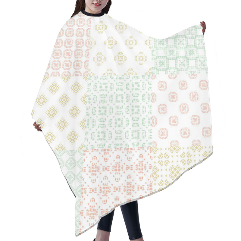 Personality  Geometric Seamless Patterns Hair Cutting Cape