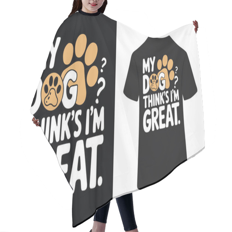 Personality  Paw Design For Dog Lovers Hair Cutting Cape