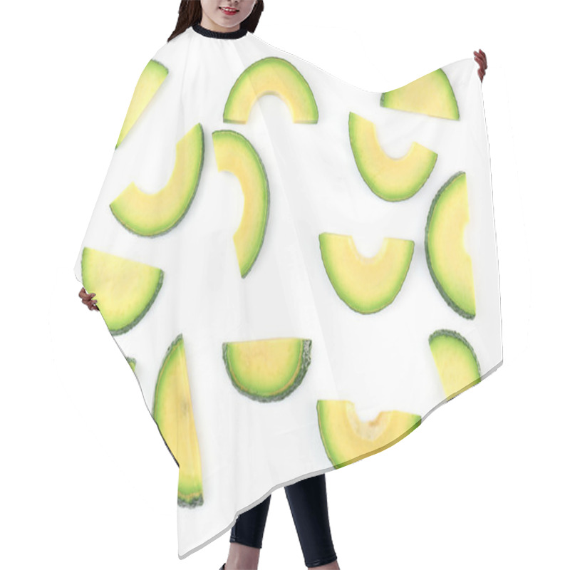 Personality  Avocado Slices Isolated Hair Cutting Cape