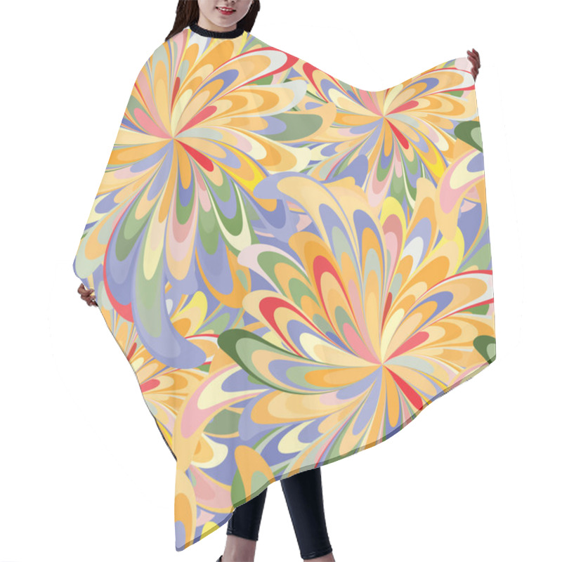 Personality  Bright Abstract Pattern Hair Cutting Cape