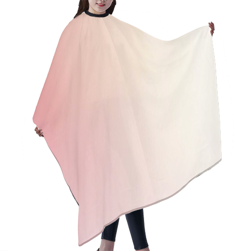 Personality  Soft Pink And Peach Gradient Minimalist Background Hair Cutting Cape