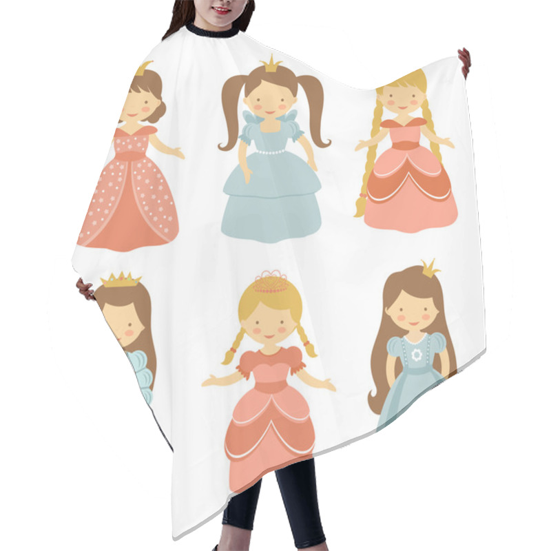 Personality  Beautiful Princesses Set Hair Cutting Cape