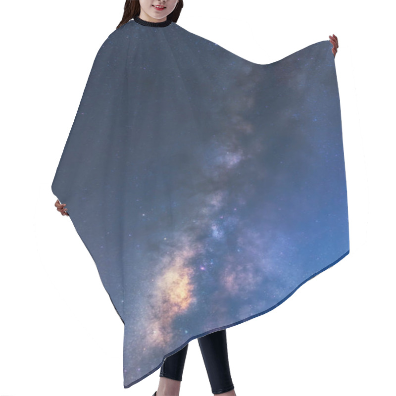 Personality  Detailed Star On Sky In Milky Way Hair Cutting Cape