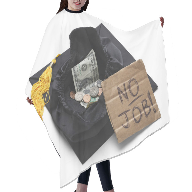 Personality  Jobless College Graduate Hair Cutting Cape