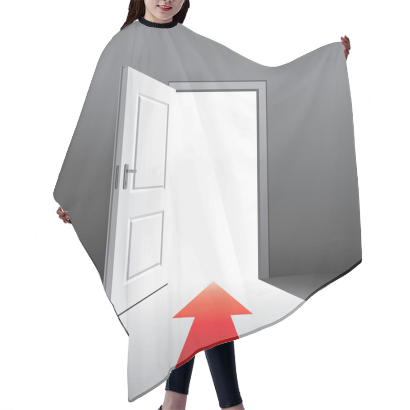 Personality  Open Door Hair Cutting Cape