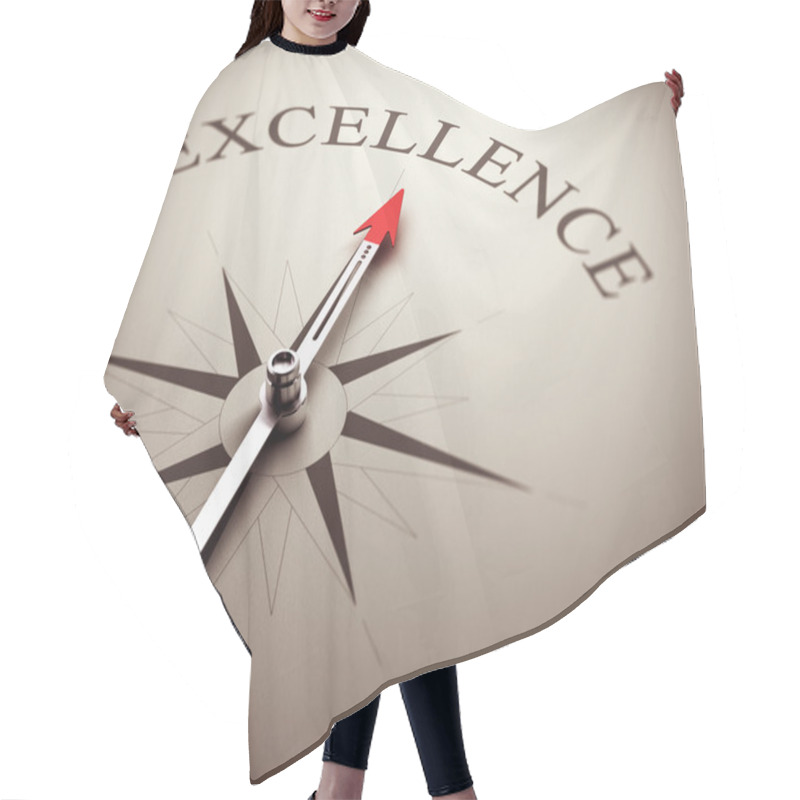 Personality  Business Excellence Concept Hair Cutting Cape