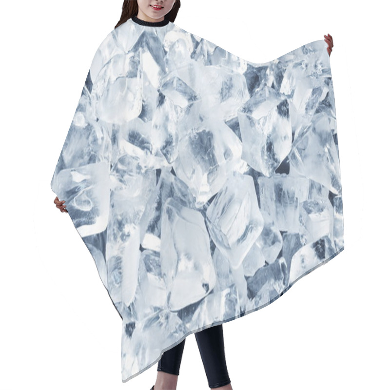 Personality  Background In The Form Of Ice Cubes Hair Cutting Cape