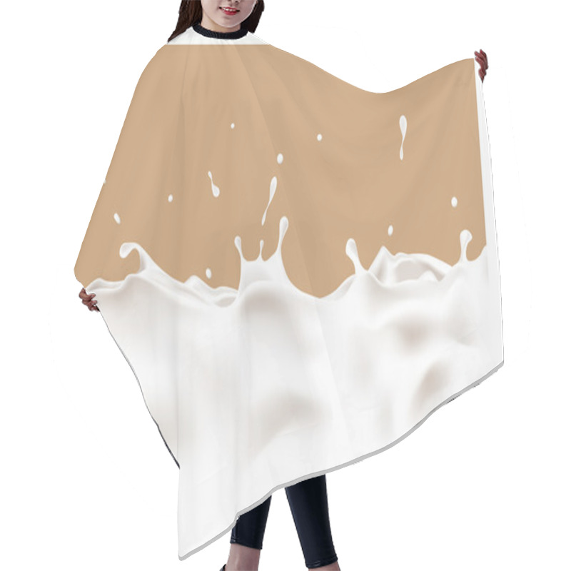 Personality  Chocolate Milk Hair Cutting Cape