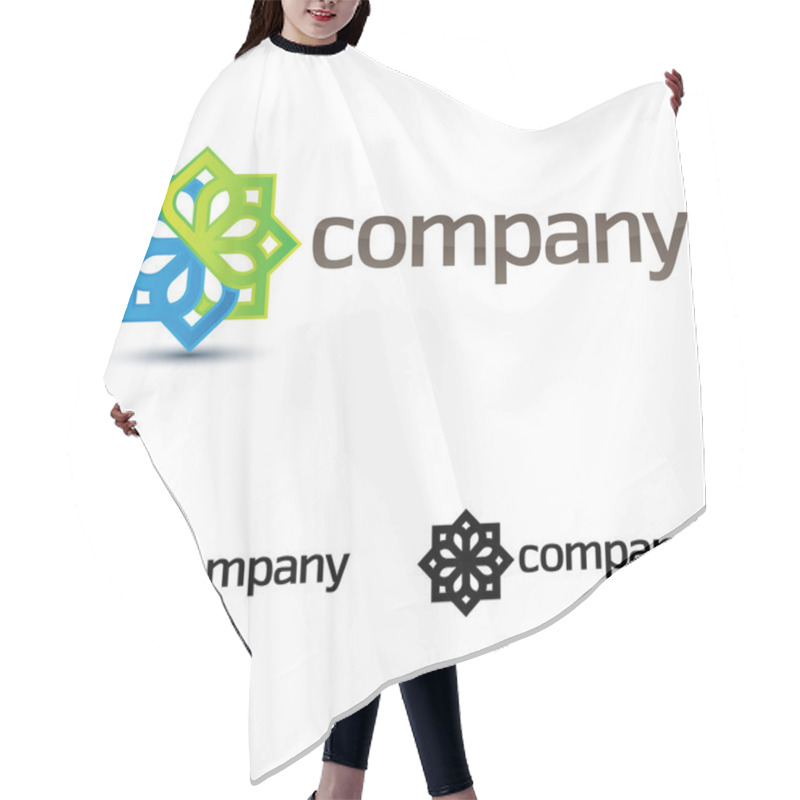 Personality  Corporate Design Element Hair Cutting Cape