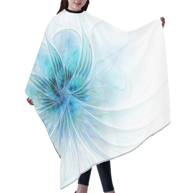 Personality  Abstract Fractal Flower Hair Cutting Cape