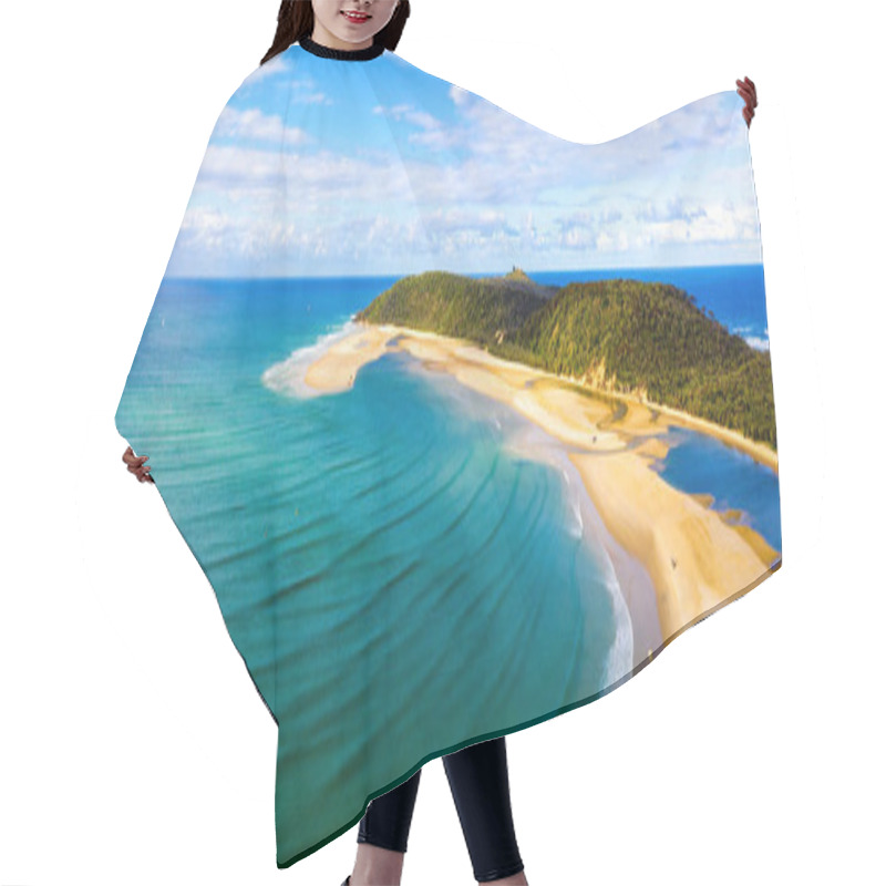 Personality  Panorama Of Double Island Point On The Queensland Coast Hair Cutting Cape