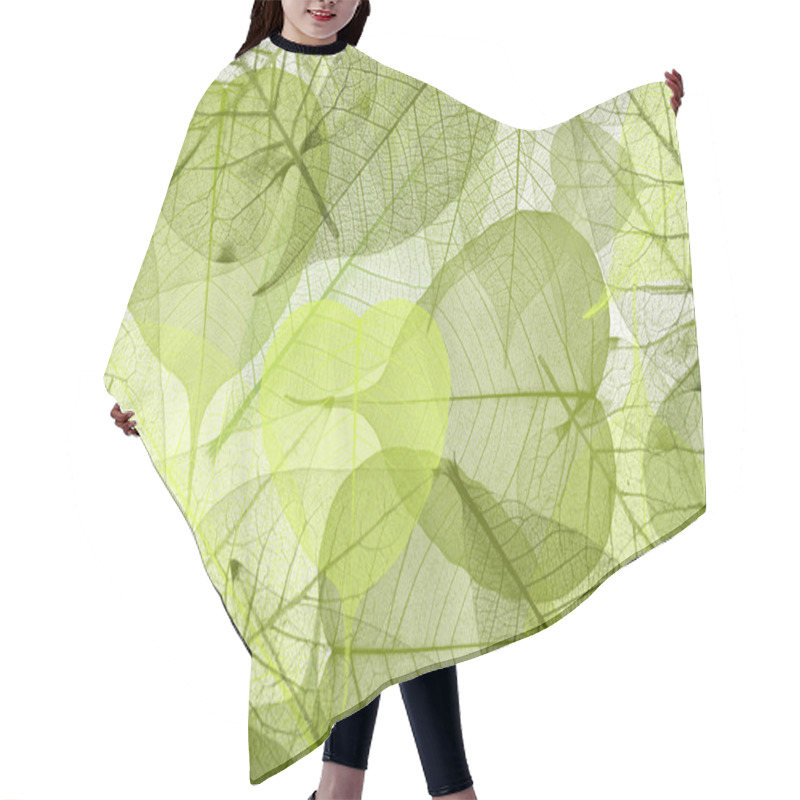 Personality  Leaf Background Hair Cutting Cape