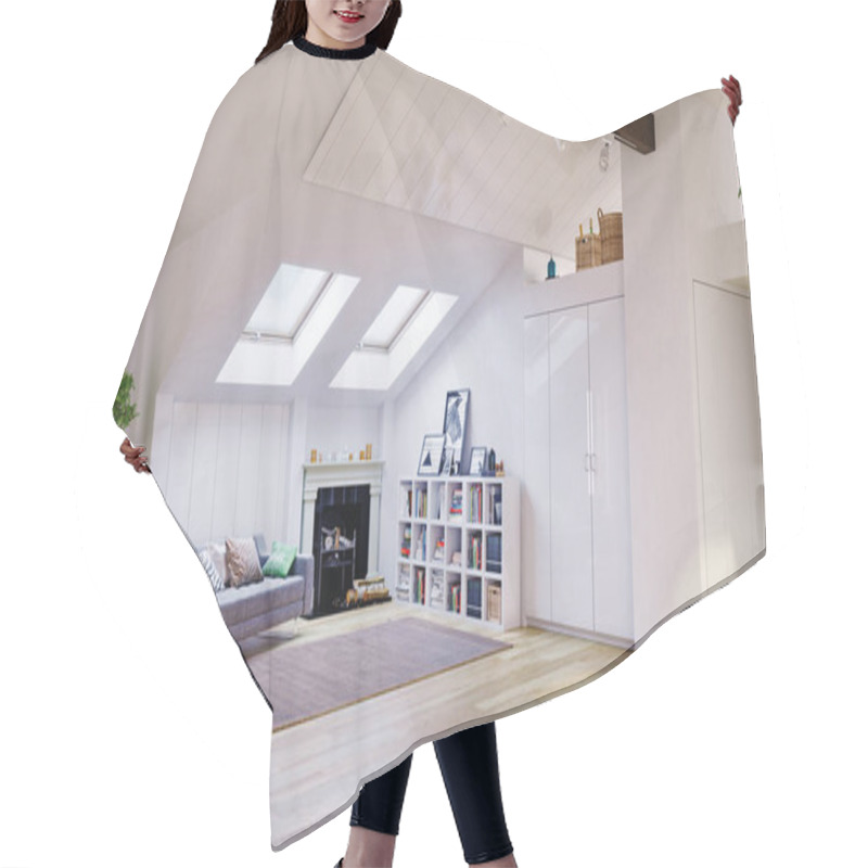 Personality  Attic Floor Design Hair Cutting Cape