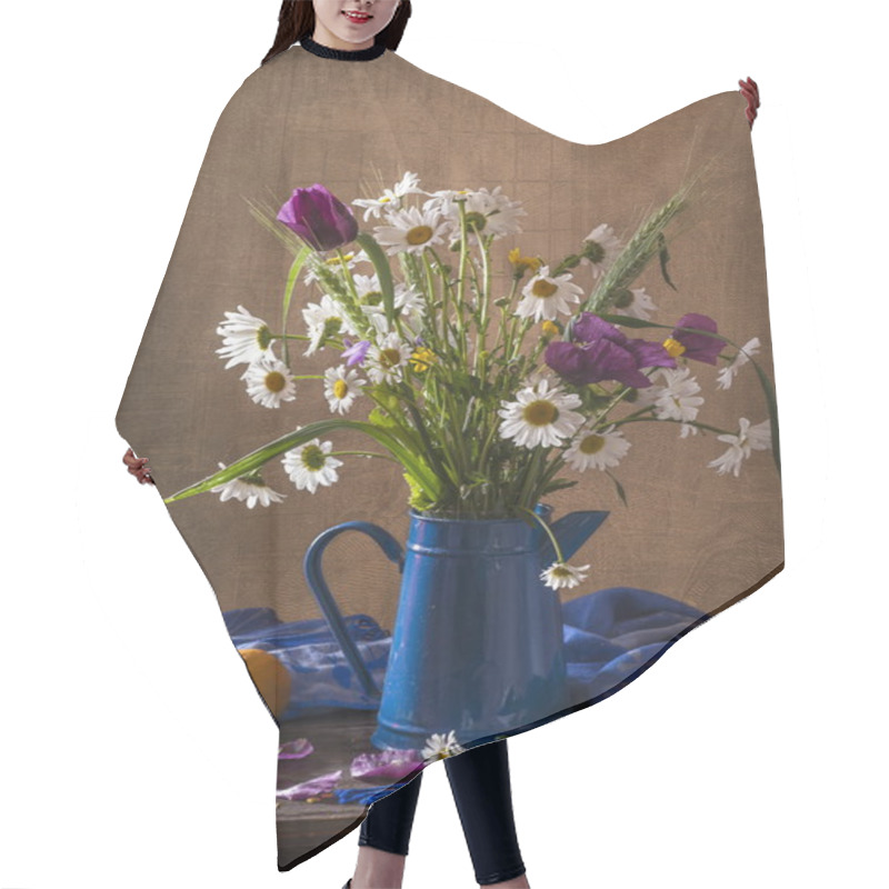 Personality  Summer Flovers Hair Cutting Cape