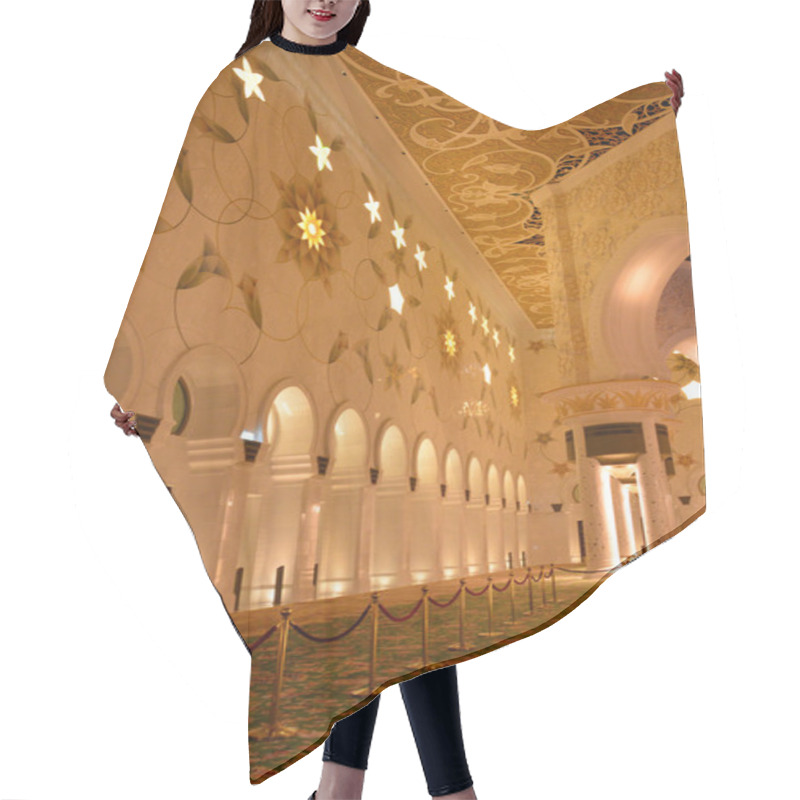 Personality  Interior Of The Mosque Hair Cutting Cape