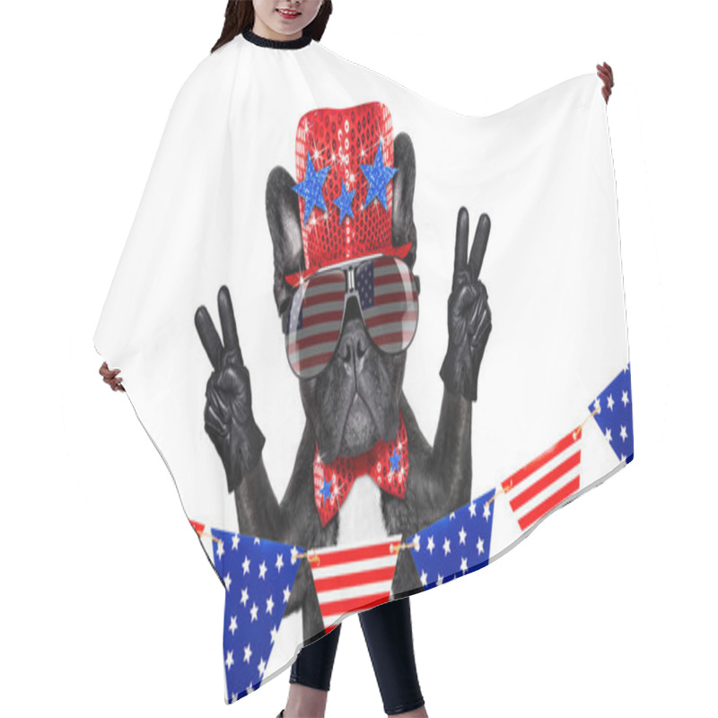 Personality  Independence Day 4th Of July Dog Hair Cutting Cape