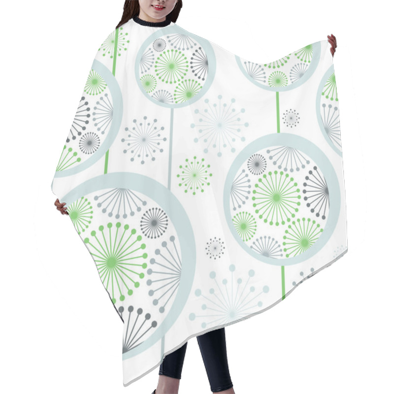 Personality  Beautiful Stylized Dandelions Hair Cutting Cape