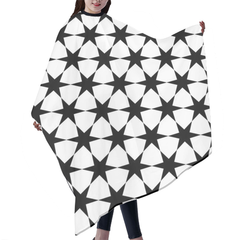 Personality  Moroccan Zellige Seamless Hair Cutting Cape