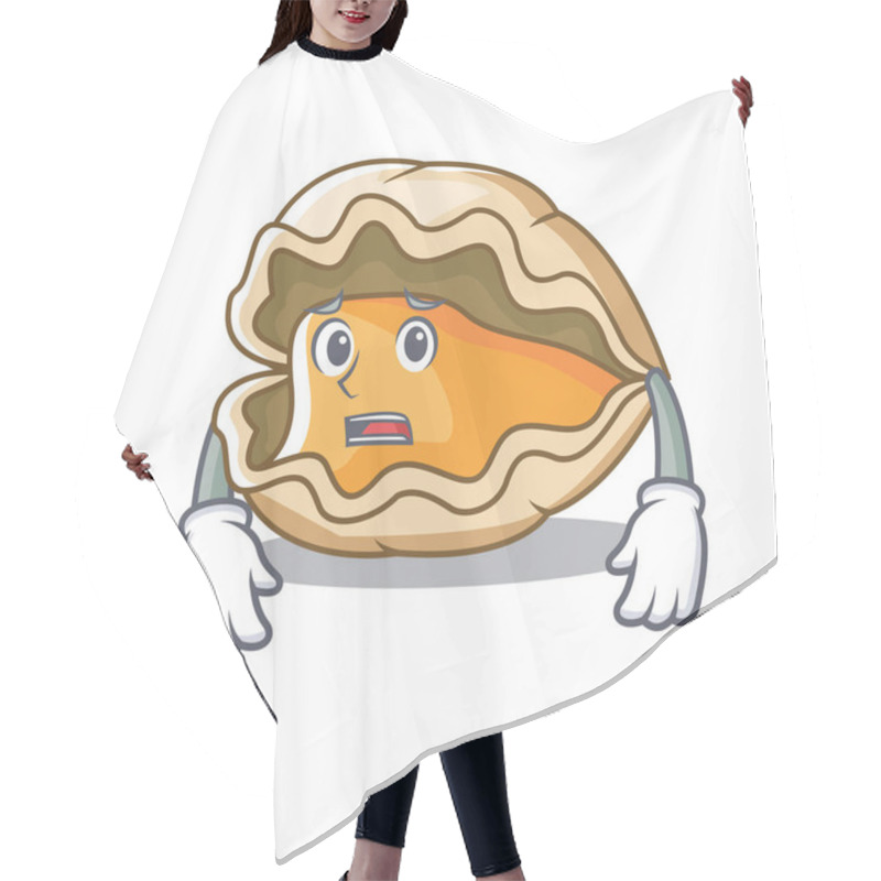 Personality  Afraid Oyster Mascot Cartoon Style Hair Cutting Cape