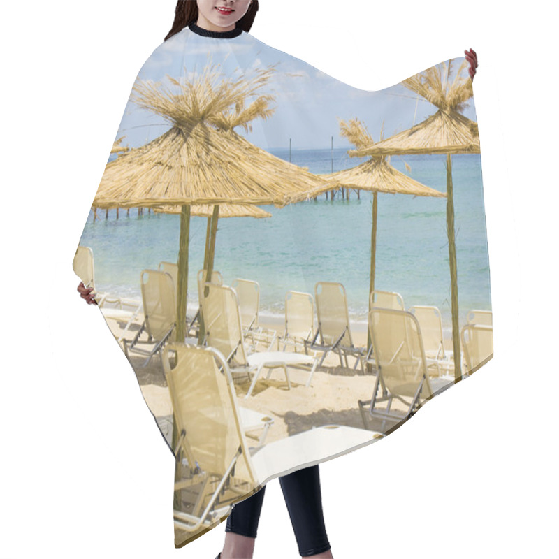 Personality  Exotic Beach Umbrellas Hair Cutting Cape